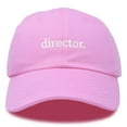 thumbnail image 1 of Dalix Director Embroidered Cotton Baseball Cap Adjustable Dad Hat Mens in Light Pink, 1 of 5