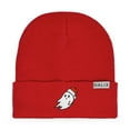 thumbnail image 1 of Dalix Embroidered Christmas Ghost Beanie in Red, 1 of 5