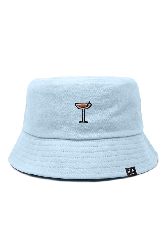 Espresso Martini Cotton Bucket Hat Lightweight Outdoor Travel Beach Everyday Womens in Forever Blue L Large