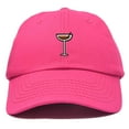 thumbnail image 1 of Dalix Espresso Martini Embroidered Cap Cotton Baseball Cute Cool Dad Hat Womens in Hot Pink, 1 of 5