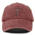 thumbnail image 1 of Dalix Espresso Martini Embroidered Cap Cotton Baseball Cute Cool Dad Hat Womens in Washed Red, 1 of 5