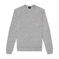 thumbnail image 1 of Dalix Flamingo Embroidered Fleece Crewneck Long Sleeve Sweatshirt Mens in Athletic Heather 2XL XX-Large, 1 of 5