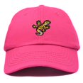 thumbnail image 1 of Dalix Gecko Cap Embroidered Mens Cotton Dad Hat Baseball Hat in Hot Pink, 1 of 5