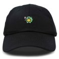 thumbnail image 1 of Dalix Gelato Frog Embroidered Womens Cotton Dad Hat Baseball Cap Adjustable in Black, 1 of 5
