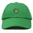 thumbnail image 1 of Dalix Gelato Frog Embroidered Womens Cotton Dad Hat Baseball Cap Adjustable in Kelly Green, 1 of 5