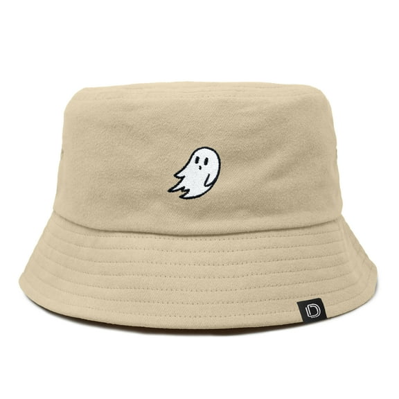Dalix Ghost Cotton Bucket Hat Lightweight Outdoor Travel Beach Everyday Mens in Sesame Beige L Large