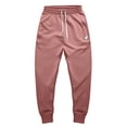 thumbnail image 1 of Dalix Ghost Embroidered Fleece Jogger Cuff Sweatpant Sweats Soft Warm Mens in Mauve 2XL XX-Large, 1 of 5