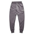 thumbnail image 1 of Dalix Ghost Embroidered Fleece Jogger Cuff Sweatpant Sweats Soft Warm Mens in Storm Gray 2XL XX-Large, 1 of 5