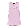 thumbnail image 1 of Dalix Ghost Embroidered Muscle Tank Sleeveless Cotton Soft Summer Womens in Lilac L Large, 1 of 1