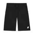 thumbnail image 1 of Dalix Ghost Embroidered Short Soft Fleece Relaxed Drawstring Fit Lounge Mens in Black S Small, 1 of 5