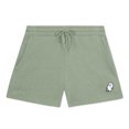 thumbnail image 1 of Dalix Ghost Embroidered Shorts Washed Soft Fleece Relaxed Drawstring Pocket Fit Lounge Womens in Sage M Medium, 1 of 5