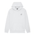 thumbnail image 1 of Dalix Ghost Embroidery Relaxed Hoodie Soft Fleece Sweatshirt Fit Lounge Mens in Lunar Gray S Small, 1 of 5