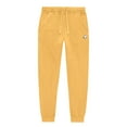 thumbnail image 1 of Dalix Ghost Embroidery Washed Midweight Jogger Fleece Sweatpants Soft Lounge Pant Drawstring Waistband Pockets Mens in Mustard L Large, 1 of 5