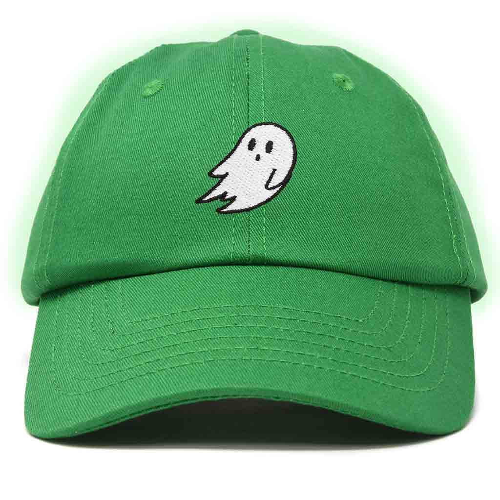 Dalix Ghost Glow in the Dark Embroidered Mens Womens Cotton Dad Hat ...