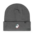 thumbnail image 1 of Dalix Ghost Life Embroidered Beanie Hat Knit Cap Cold Weather Womens in Asphalt Gray, 1 of 5