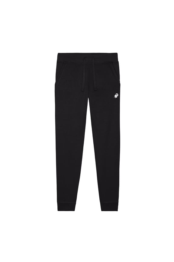 Ghost Mode Embroidered Jogger Pant Soft Fleece Relaxed Fit Lounge Mens in Black M Medium
