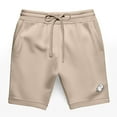 thumbnail image 1 of Dalix Ghost Relaxed Fleece Sweat Elastic Short Soft Mens in Tan XL X-Large, 1 of 5