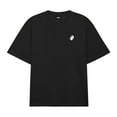 thumbnail image 1 of Dalix Ghost Relaxed Heavy Cotton Short Sleeve Summer Tee Mens in Black S Small, 1 of 5