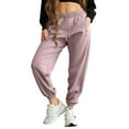thumbnail image 1 of Dalix Heartly Ghost Embroidered Fleece Sweatpant Soft Warm Womens in Blush XL X-Large, 1 of 5