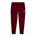 thumbnail image 1 of Dalix Heartly Ghost Embroidery Jogger Midweight Fleece Sweatpants Soft Lounge Pant Drawstring Waistband Pockets Womens in Burgundy XS X-Small, 1 of 5