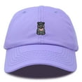 thumbnail image 1 of Dalix Hippo Embroidered Cotton Dad Hat Cute Animal Design Adjustable Baseball Cap for Everyday Wear Womens in Lavender, 1 of 5