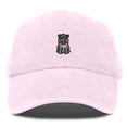 thumbnail image 1 of Dalix Hippo Embroidered Cotton Dad Hat Cute Animal Design Adjustable Baseball Cap for Everyday Wear Womens in Washed Pink, 1 of 5