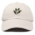 thumbnail image 1 of Dalix Honduran Bat Cap Embroidered Dad Baseball Hat Cotton Adjustable Womens in Beige, 1 of 5