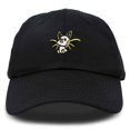 thumbnail image 1 of Dalix Honduran Bat Cap Embroidered Dad Baseball Hat Cotton Adjustable Womens in Black, 1 of 5