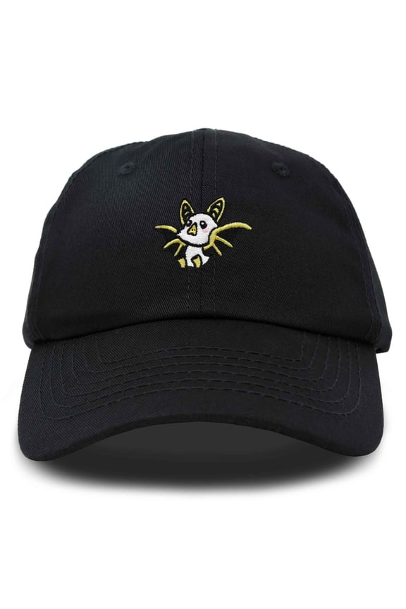 Honduran Bat Cap Embroidered Dad Baseball Hat Cotton Adjustable Womens in Black