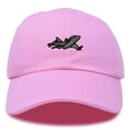 thumbnail image 1 of Dalix Jet Fighter Embroidered Cap Cotton Baseball Hat Airplane Jet Men in Light Pink, 1 of 5