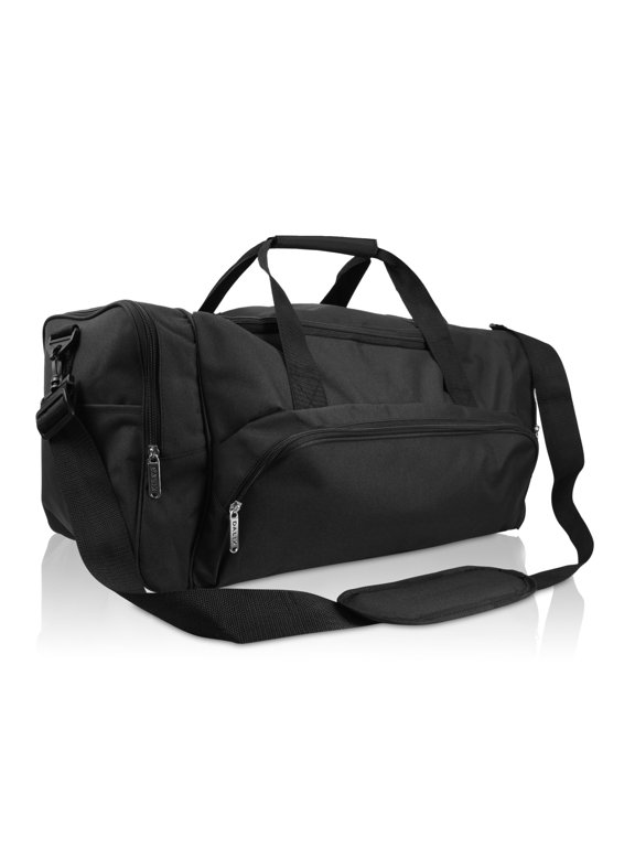 Large 25" Signature Travel Gym Bag w/Premium Lining in Black
