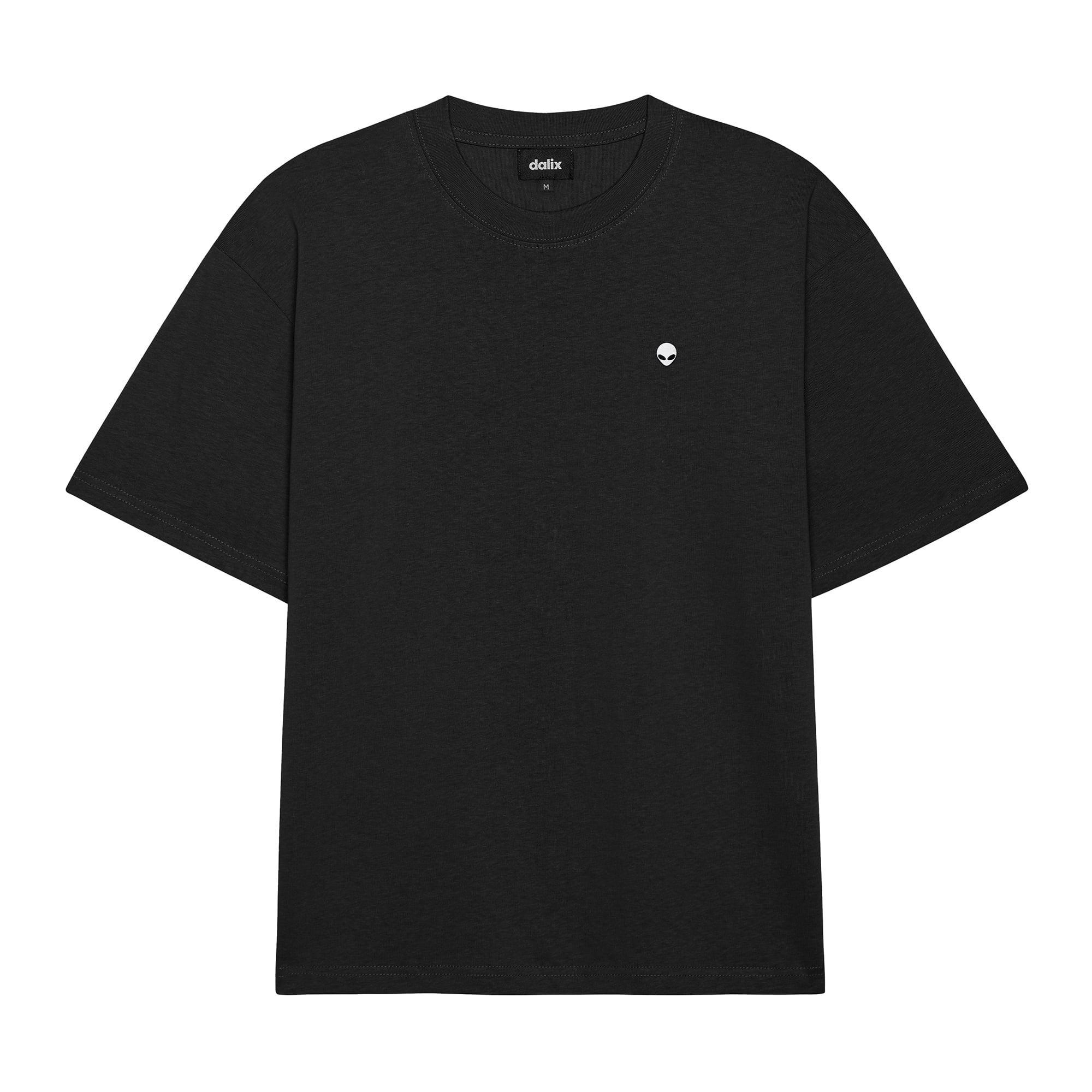 Dalix Lil Alien Relaxed Heavy Cotton Short Sleeve Summer Tee Mens