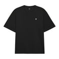 thumbnail image 1 of Dalix Lil Alien Relaxed Heavy Cotton Short Sleeve Summer Tee Mens in Black S Small, 1 of 5