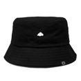 thumbnail image 1 of Dalix Lil Cloud Embroidered Cotton Cap Outdoor Bucket Hat Womens in Black S Small, 1 of 5