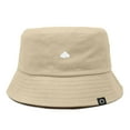 thumbnail image 1 of Dalix Lil Cloud Embroidered Cotton Cap Outdoor Bucket Hat Womens in Sesame Beige XL X-Large, 1 of 5
