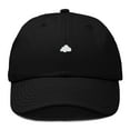 thumbnail image 1 of Dalix Lil Cloud Embroidered Cotton Cap Outdoor Dad Hat Womens in Black, 1 of 5