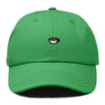 thumbnail image 1 of Dalix Lil Coffee Embroidered Cotton Cap Summer Food Outdoor Dad Hat Womens in Kelly Green, 1 of 5