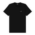 thumbnail image 1 of Dalix Lil Heart Midweight Cotton Short Sleeve Summer Tee Mens in Black S Small, 1 of 5