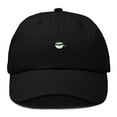 thumbnail image 1 of Dalix Lil Matcha Embroidered Cotton Summer Outdoor Baseball Cap Dad Hat Womens in Black, 1 of 4