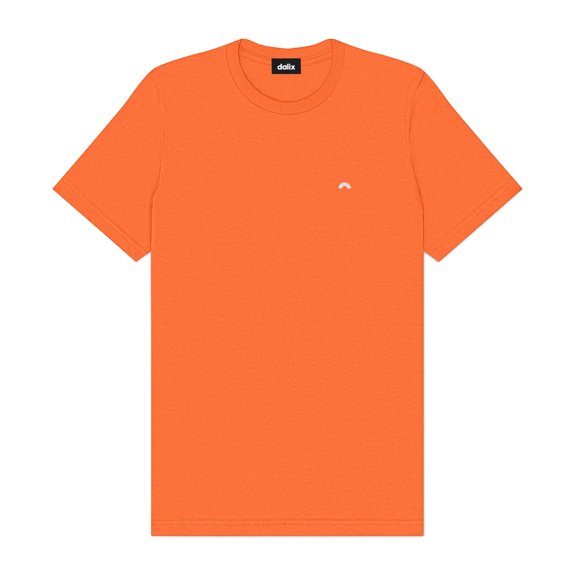 Dalix Lil Rainbow Cotton Tee Short Sleeve Soft Jersey Shirt Mens in Orange 4XL XXXX-Large