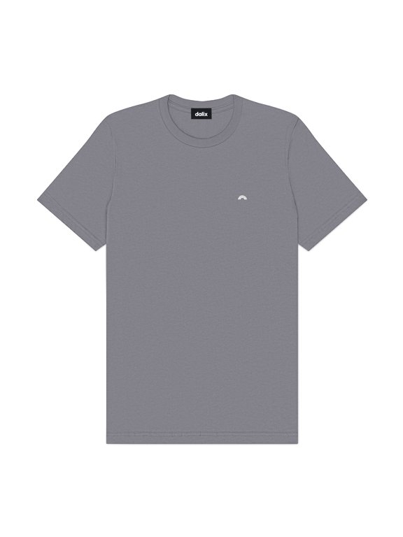 Lil Rainbow Cotton Tee Short Sleeve Soft Jersey Shirt Mens in Storm Gray 4XL XXXX-Large
