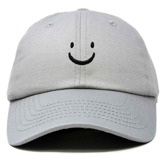 Dalix Lil Smile Face Cap in Gray