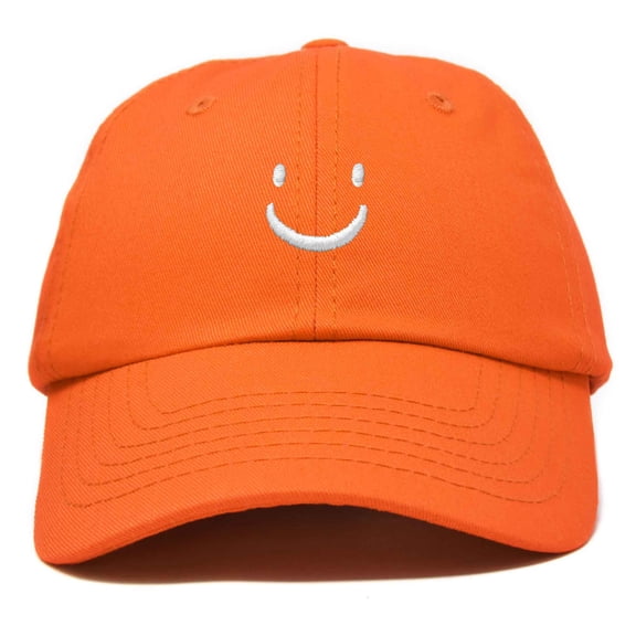 Dalix Lil Smile Face Cap in Orange