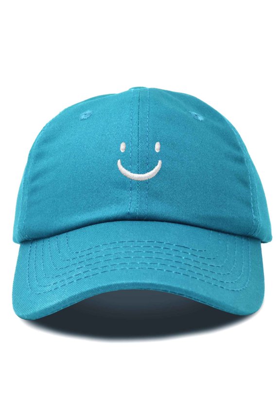 Lil Smile Face Cap in Teal