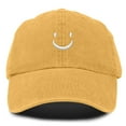 thumbnail image 1 of Dalix Lil Smile Face Cap in Washed Gold, 1 of 5