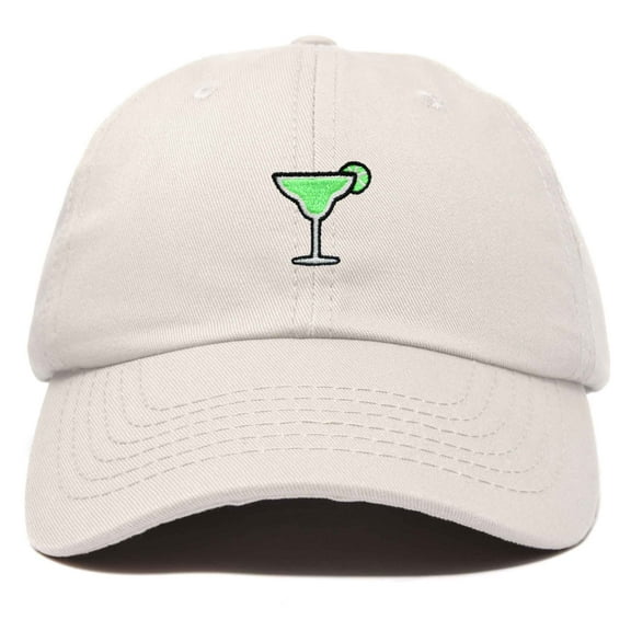 Dalix Margarita Embroidered Cap Cotton Baseball Cute Cool Dad Hat Womens in Beige