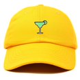 thumbnail image 1 of Dalix Margarita Embroidered Cap Cotton Baseball Cute Cool Dad Hat Womens in Gold, 1 of 5