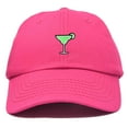 thumbnail image 1 of Dalix Margarita Embroidered Cap Cotton Baseball Cute Cool Dad Hat Womens in Hot Pink, 1 of 5
