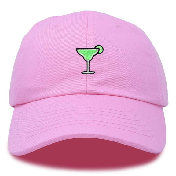 Dalix Margarita Embroidered Cap Cotton Baseball Cute Cool Dad Hat Womens in Light Pink