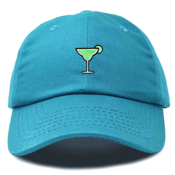 Dalix Margarita Embroidered Cap Cotton Baseball Cute Cool Dad Hat Womens in Teal